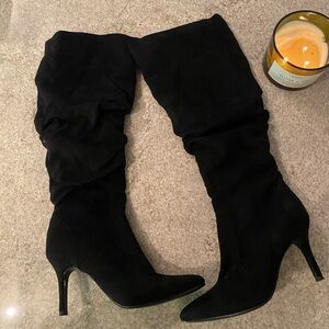 Limelight Black Heeled Boots